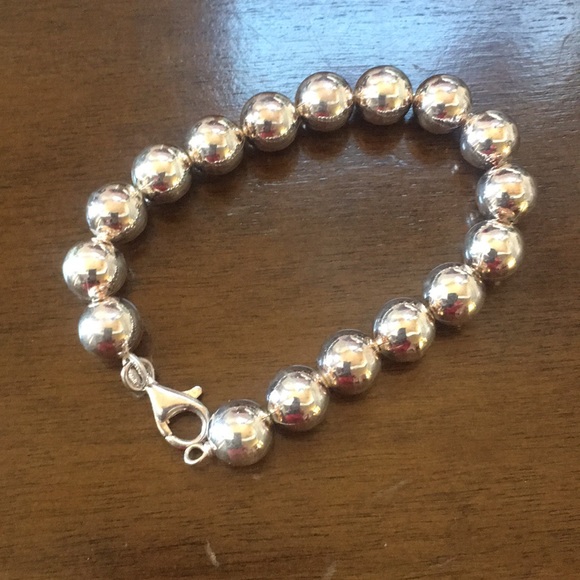 Jewelry - Never Worn Silver Bead Bracelet